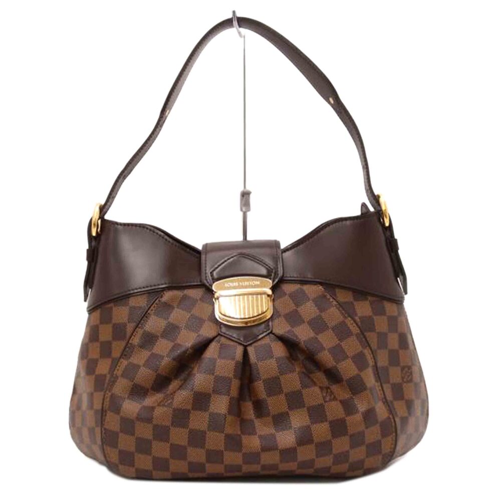 Louis Vuitton Sistina Damier Canvas Leather Ebene Brown